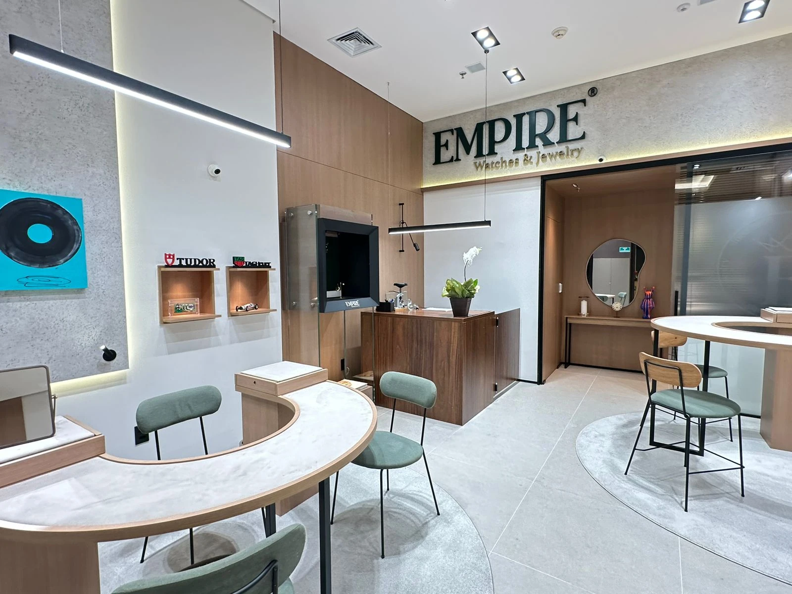 Interior da boutique Empire Watches